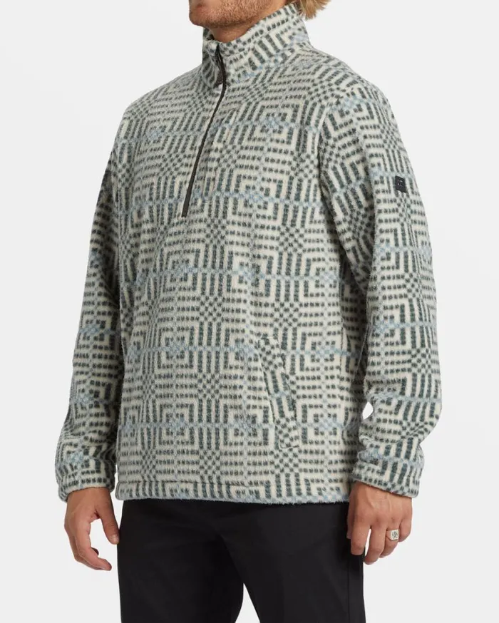 Billabong Boundary Polar Fleece Half Zip Pullover Chino Mens Hoodies and Fleece Billabong Boundary Polar Fleece Half Zip Pullover Chino Mens Hoodies and Fleece