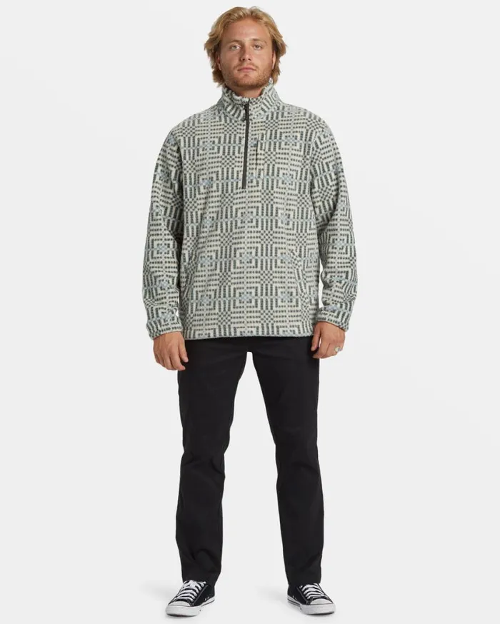 Billabong Boundary Polar Fleece Half Zip Pullover Chino Mens Hoodies and Fleece Billabong Boundary Polar Fleece Half Zip Pullover Chino Mens Hoodies and Fleece