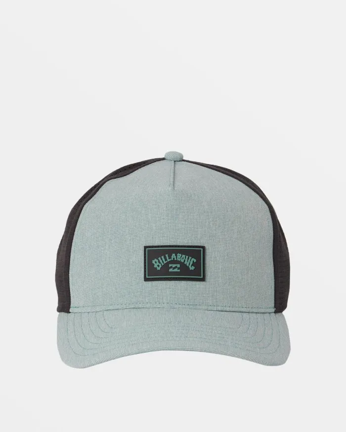 Billabong Crossfire Snapback Hat Jade Stone Mens Beanies