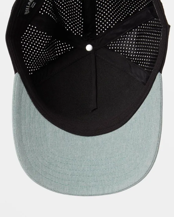 Billabong Crossfire Snapback Hat Jade Stone Mens Beanies