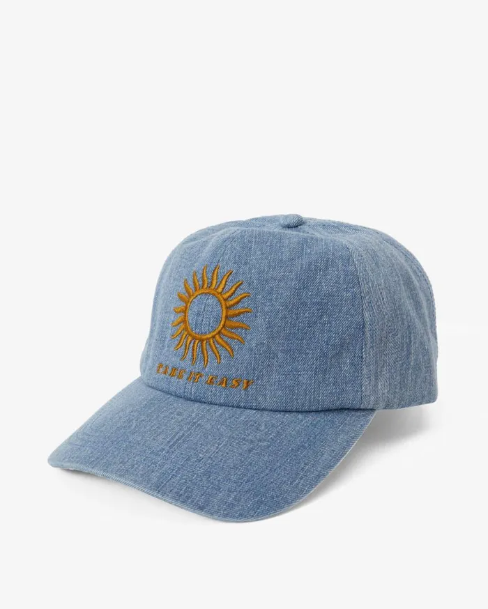 Billabong Dad Cap Strapback Hat True Blue Womens Hats and Beanies Billabong Dad Cap Strapback Hat True Blue Womens Hats and Beanies