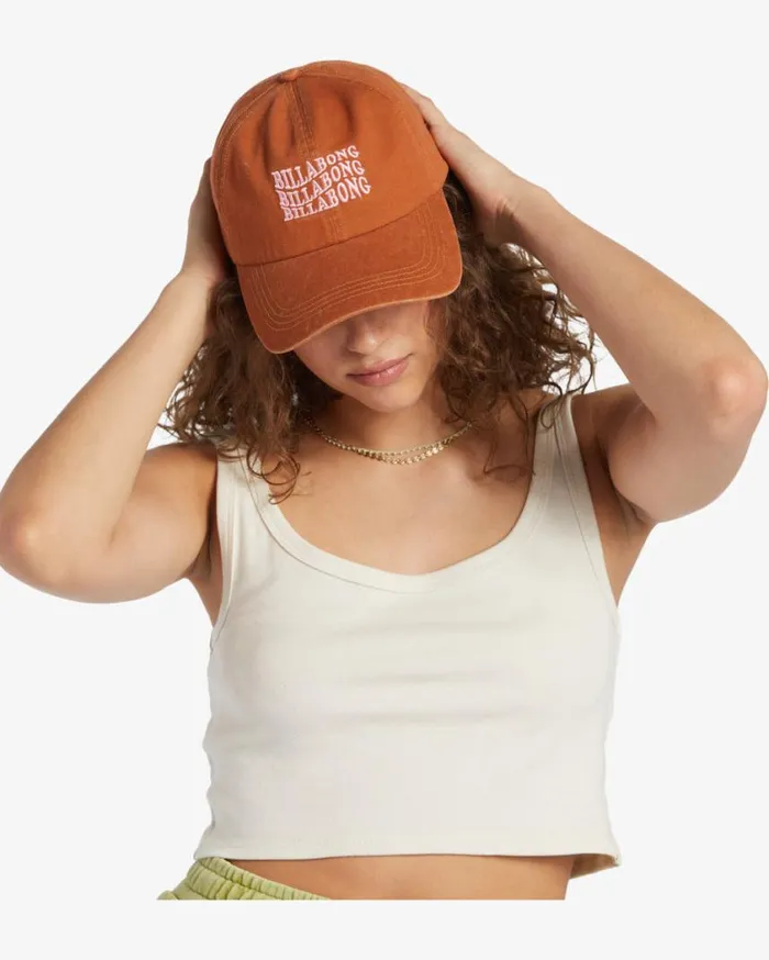 Billabong Dad Hat Strapback Hat Toffee Womens Hats and Beanies Billabong Dad Hat Strapback Hat Toffee Womens Hats and Beanies