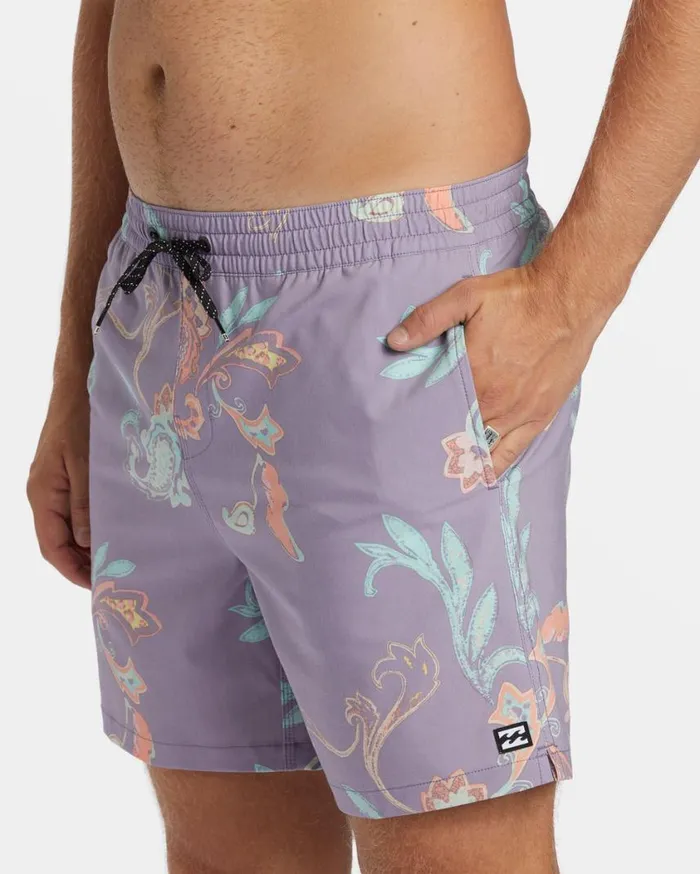 Billabong Good Times Layback 16034 Volley Shorts Purple Ash Mens Short Length 16034 8211 175034 Billabong Good Times Layback 16034 Volley Shorts Purple Ash Mens Short Length 16034 8211 175034