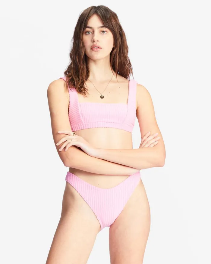 Billabong In The Loop Tank Bikini Top Pink Skies Womens Bikini Tops