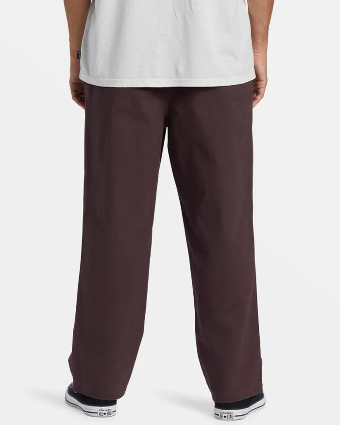 Billabong Larry Elastic Waist Pants Plum Mens Jeans and Pants Billabong Larry Elastic Waist Pants Plum Mens Jeans and Pants