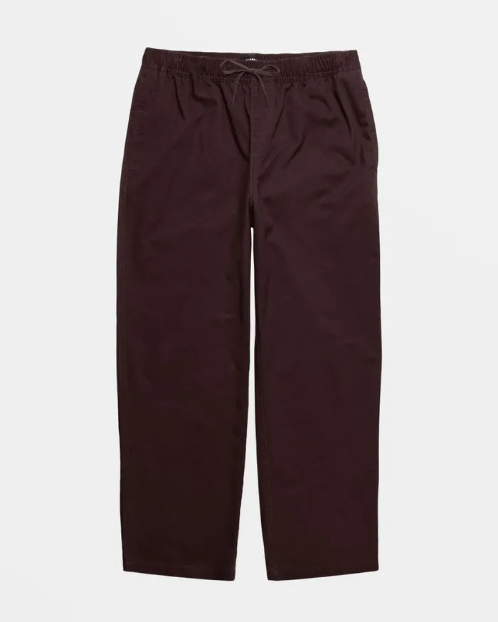 Billabong Larry Elastic Waist Pants Plum Mens Jeans and Pants Billabong Larry Elastic Waist Pants Plum Mens Jeans and Pants