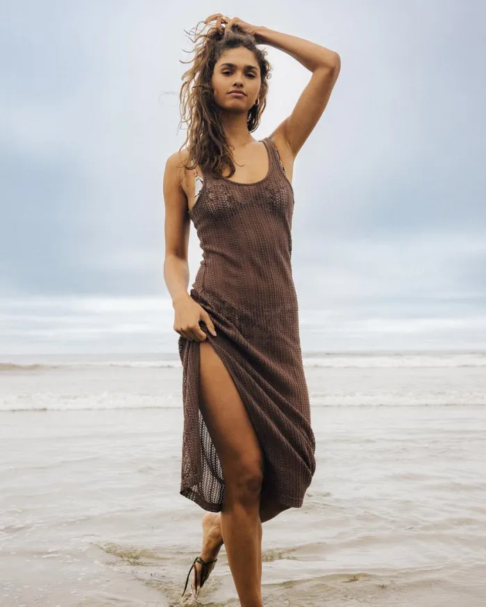 Billabong Lunar Days Midi Swim CoverUp Kona Womens Dresses