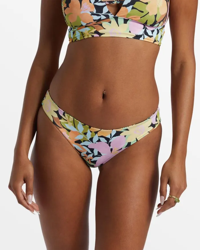 Billabong Mas Aloha Lowrider Reversible Bikini Bottoms Multi Womens Bikinis