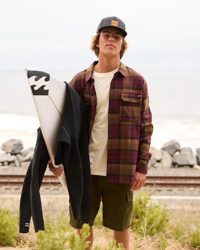 Billabong Offshore Flannel Shirt Port Mens Shirts