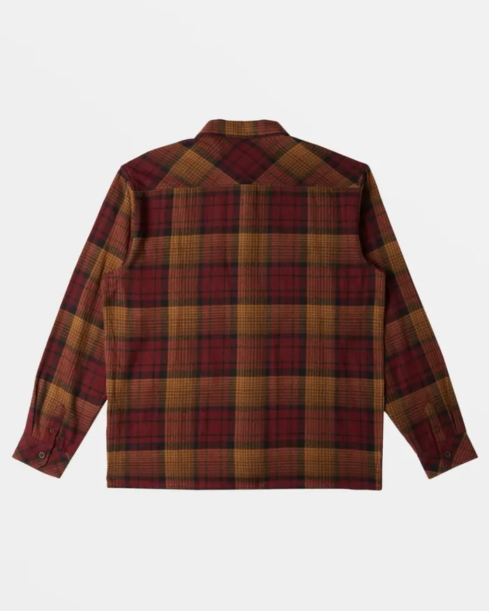 Billabong Offshore Flannel Shirt Port Mens Shirts Billabong Offshore Flannel Shirt Port Mens Shirts