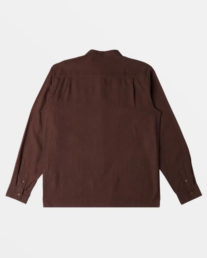 Billabong Ricardo Long Sleeve Shirt Plum Mens Shirts Billabong Ricardo Long Sleeve Shirt Plum Mens Shirts