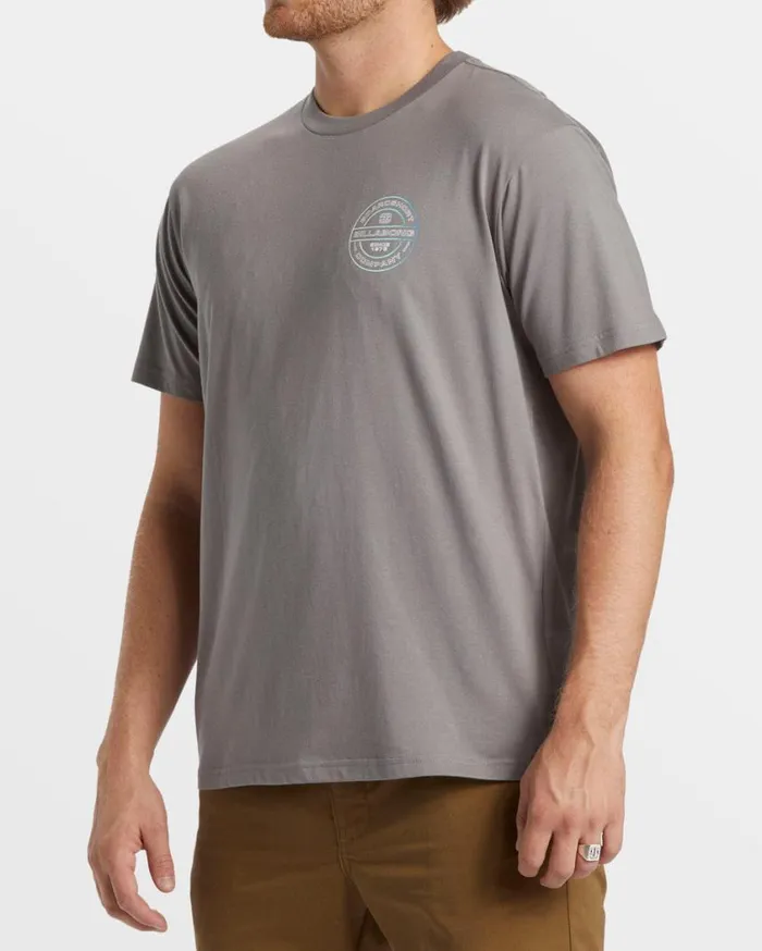 Billabong Rotor TShirt Steel Grey Mens TShirts