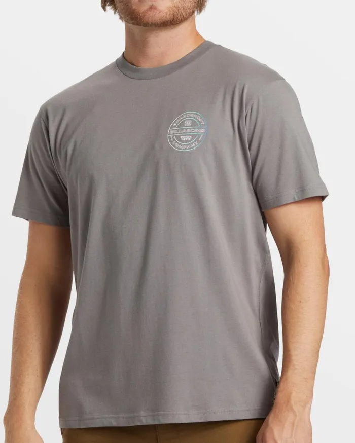 Billabong Rotor TShirt Steel Grey Mens TShirts