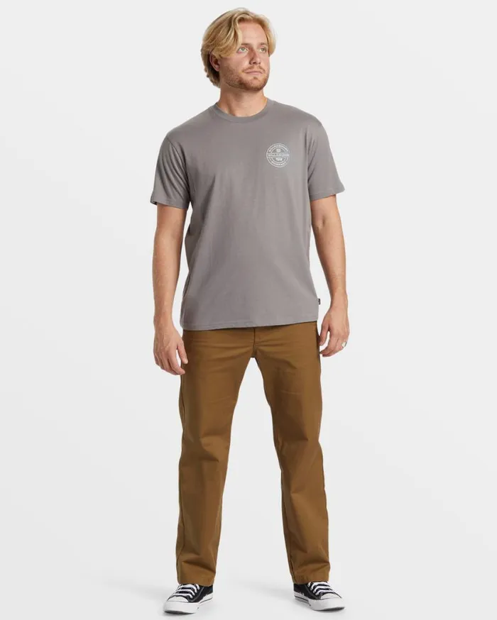 Billabong Rotor TShirt Steel Grey Mens TShirts