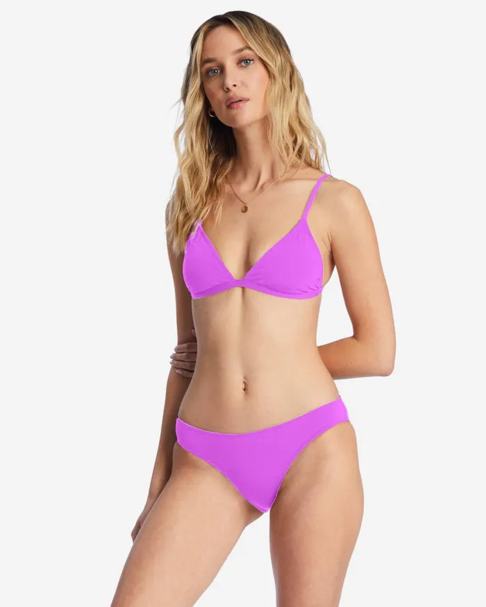 Billabong Sol Searcher Ceci Triangle Bikini Top Bright Orchid Womens Bikini Tops