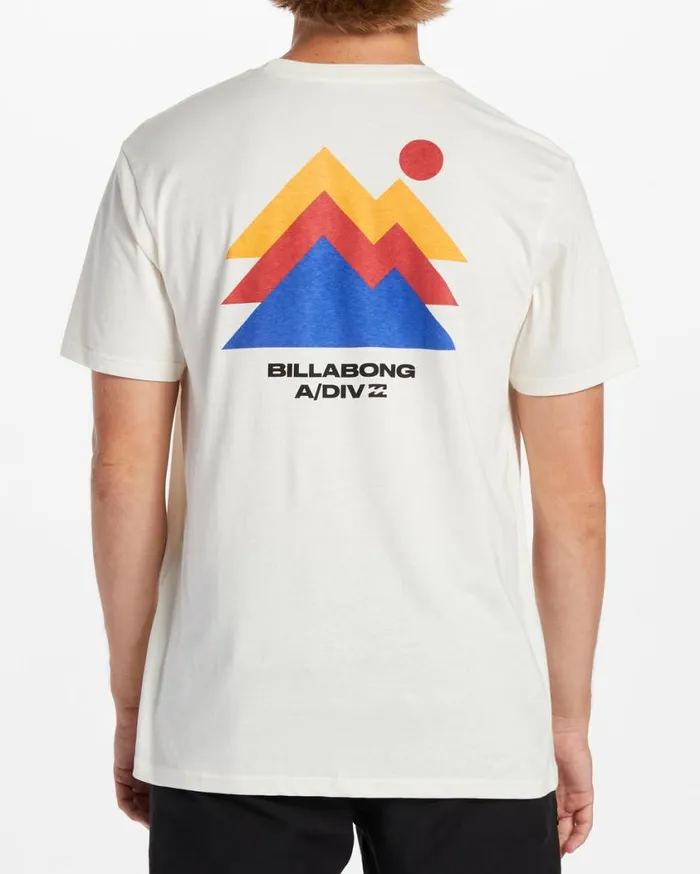 Billabong Stepped TShirt Off White Mens TShirts