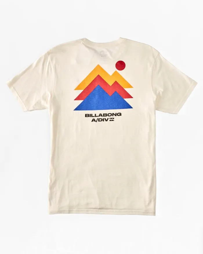 Billabong Stepped TShirt Off White Mens TShirts