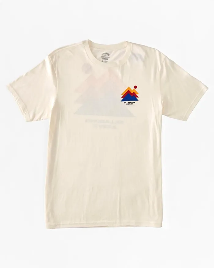 Billabong Stepped TShirt Off White Mens TShirts