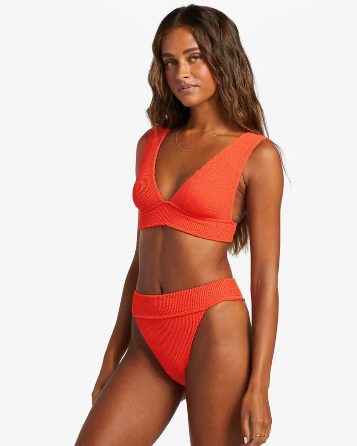 Billabong Summer High Aruba Bikini Bottoms Red Aloha Womens Bikini Bottoms