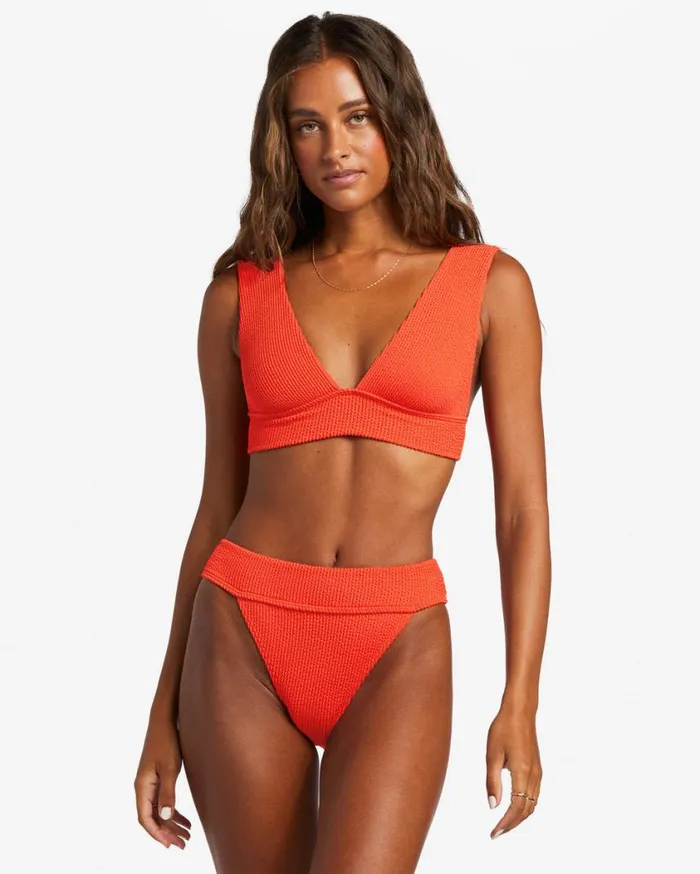 Billabong Summer High Aruba Bikini Bottoms Red Aloha Womens Bikini Bottoms