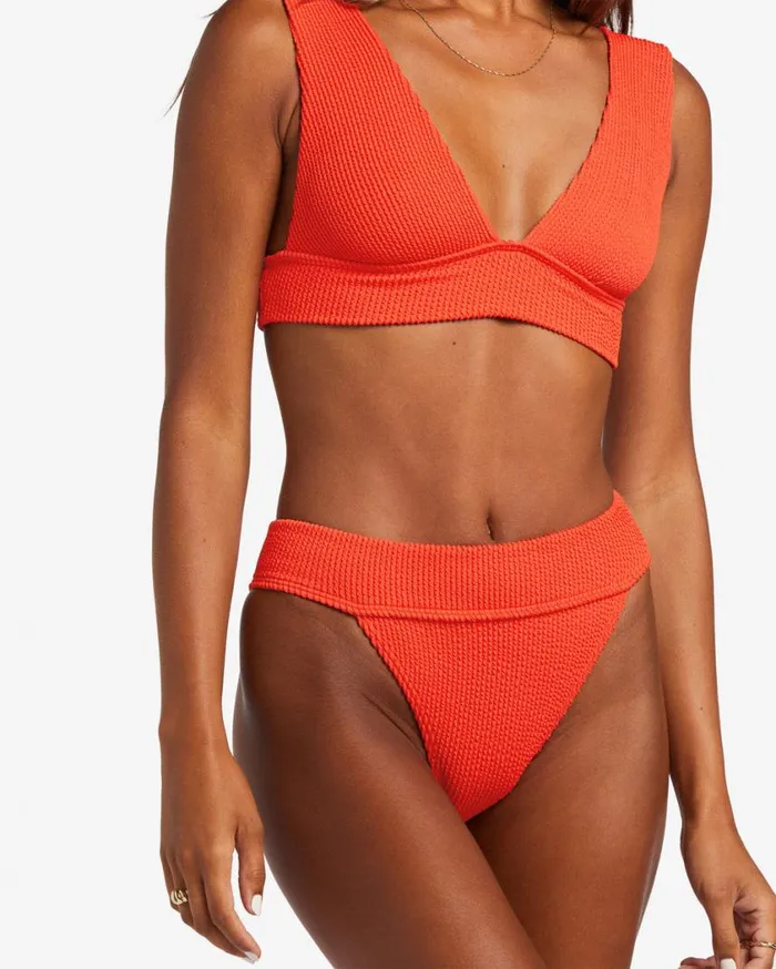 Billabong Summer High Aruba Bikini Bottoms Red Aloha Womens Bikini Bottoms