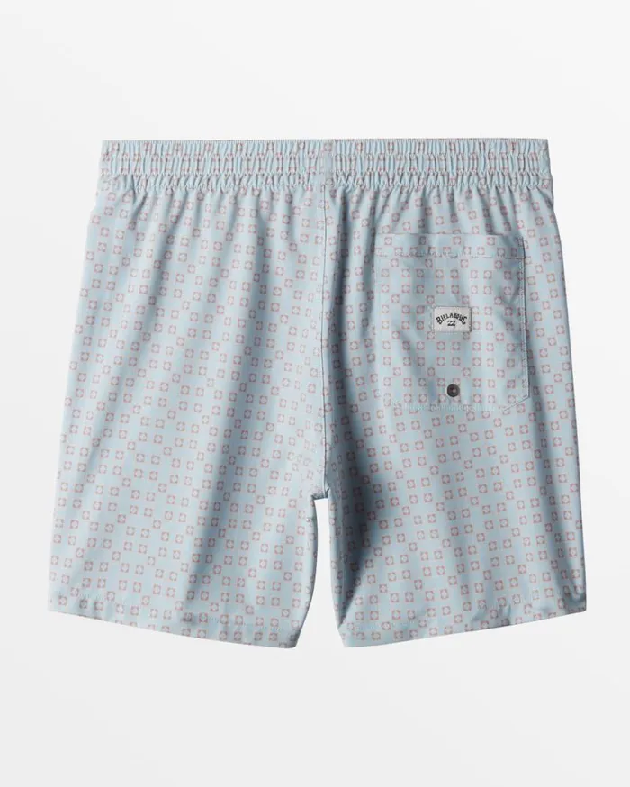 Billabong Sundays Layback 17034 Elastic Waist Shorts Ash Blue Mens Layback Boardshorts Billabong Sundays Layback 17034 Elastic Waist Shorts Ash Blue Mens Layback Boardshorts