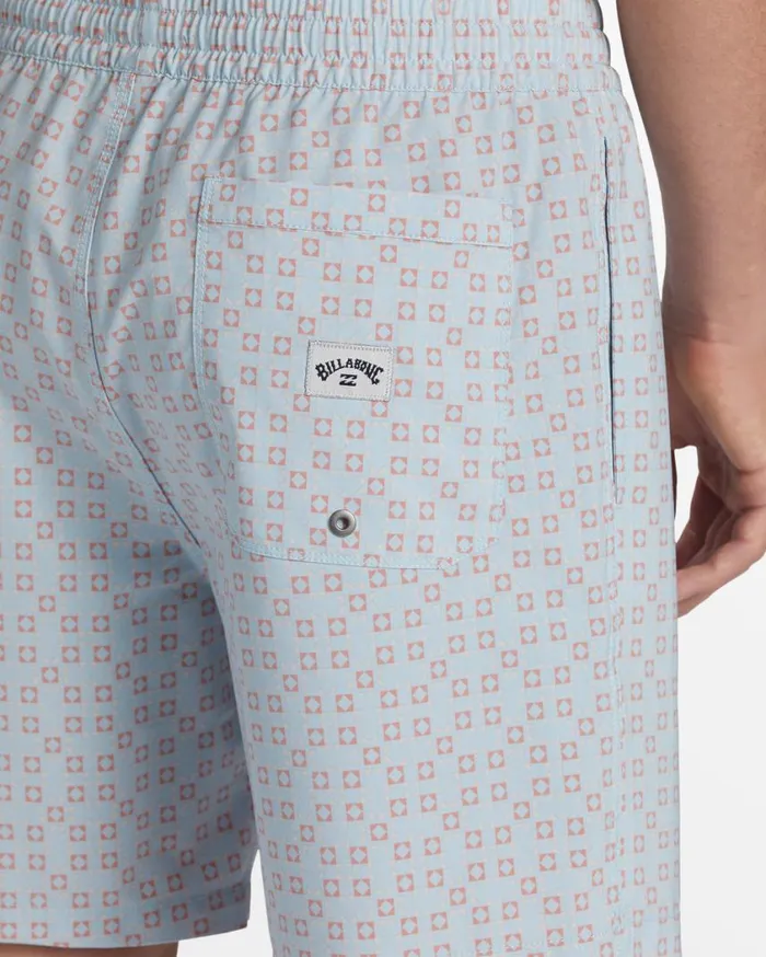 Billabong Sundays Layback 17034 Elastic Waist Shorts Ash Blue Mens Short Length 16034 8211 175034 Billabong Sundays Layback 17034 Elastic Waist Shorts Ash Blue Mens Short Length 16034 8211 175034