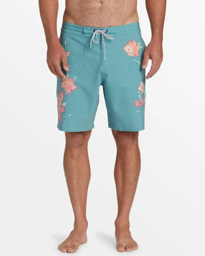 Billabong Sundays Lo Tide 19034 Boardshorts Teal Mens Lo Tide Boardshorts