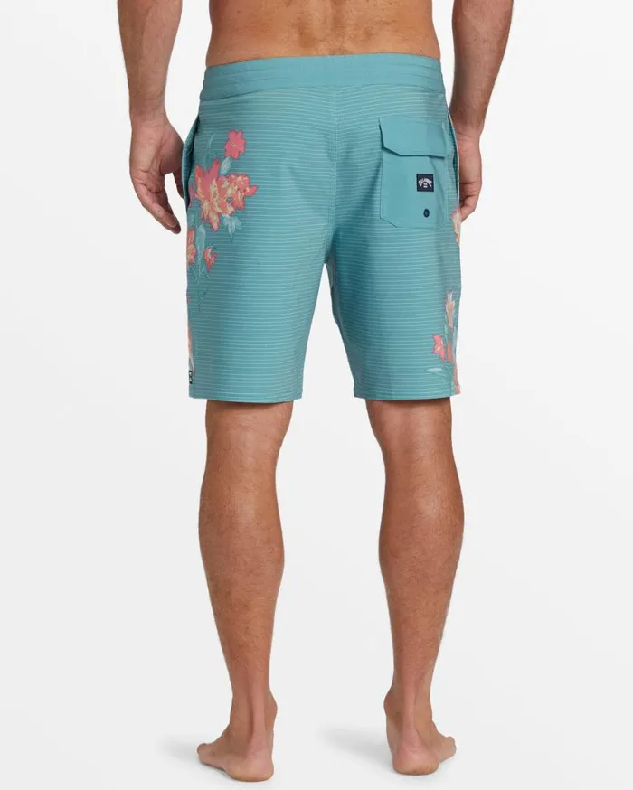 Billabong Sundays Lo Tide 19034 Boardshorts Teal Mens Lo Tide Boardshorts