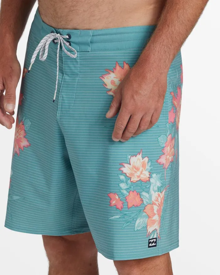 Billabong Sundays Lo Tide 19034 Boardshorts Teal Mens Lo Tide Boardshorts