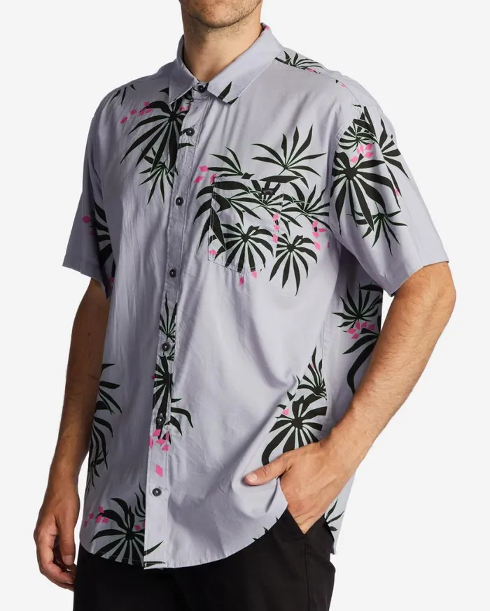 Billabong Sundays Short Sleeve Shirt Purple Haze Mens Shirts Billabong Sundays Short Sleeve Shirt Purple Haze Mens Shirts