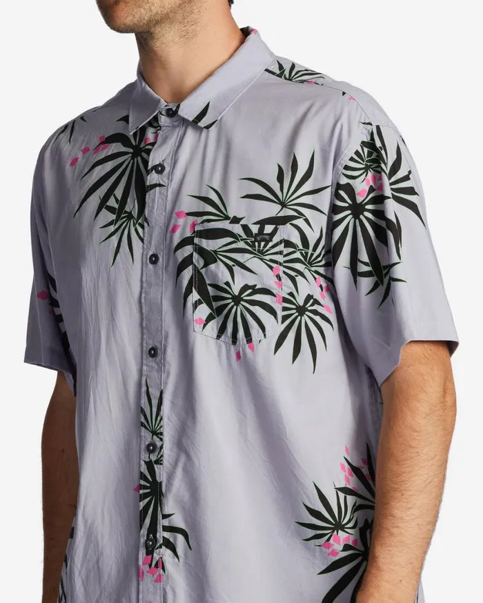 Billabong Sundays Short Sleeve Shirt Purple Haze Mens Shirts Billabong Sundays Short Sleeve Shirt Purple Haze Mens Shirts