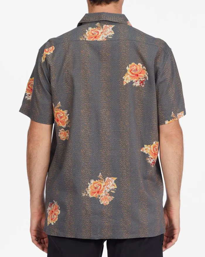 Billabong Sundays Vacay Short Sleeve Shirt Mud Mens Shirts Billabong Sundays Vacay Short Sleeve Shirt Mud Mens Shirts