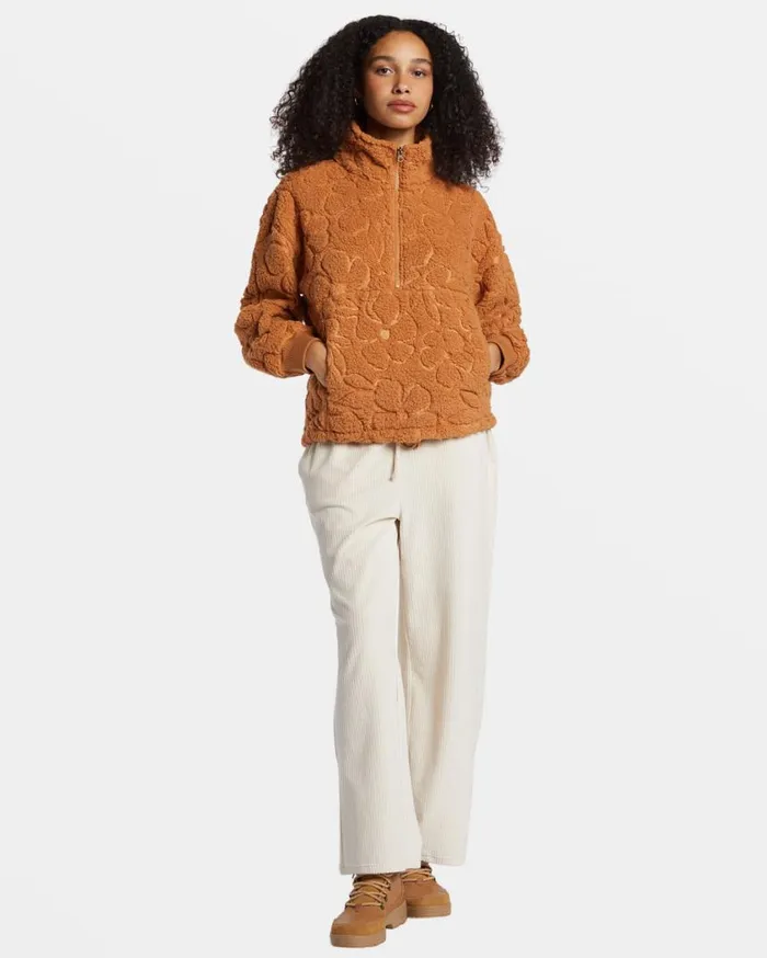 Billabong Time Off HalfZip Fleece Pullover Sandalwood Womens Sweatshirts and Fleece Billabong Time Off HalfZip Fleece Pullover Sandalwood Womens Sweatshirts and Fleece