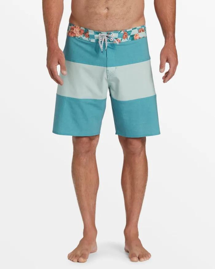 Billabong Tribong Pro 18034 Boardshorts Teal Mens Long Length 18034 8211 21034