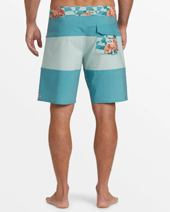 Billabong Tribong Pro 18034 Boardshorts Teal Mens Long Length 18034 8211 21034