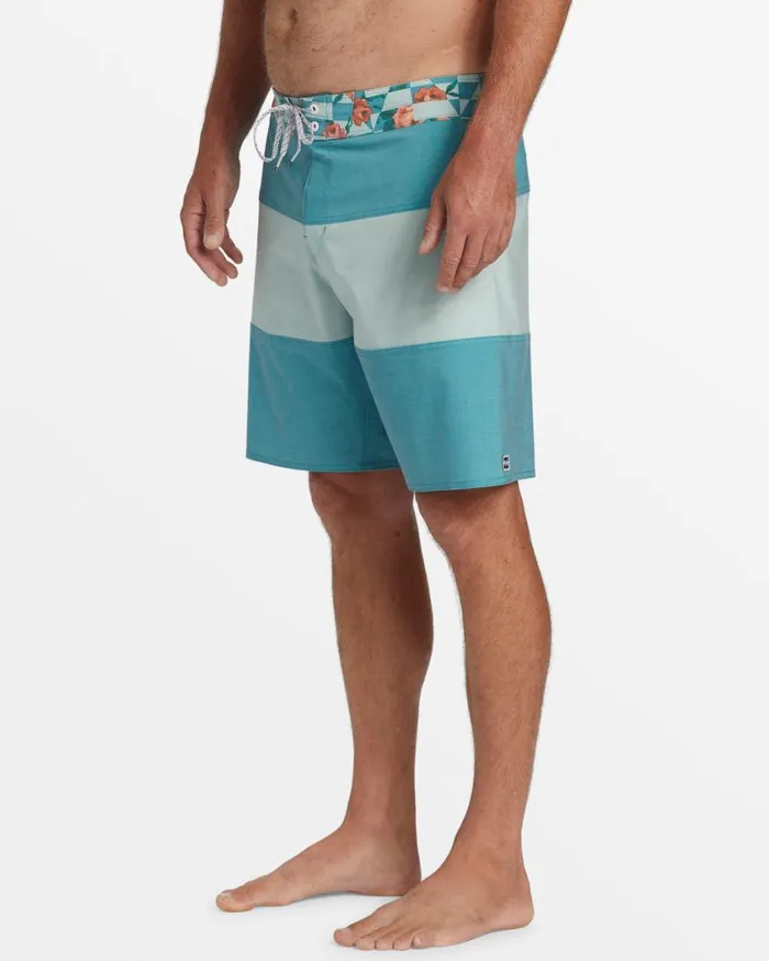 Billabong Tribong Pro 18034 Boardshorts Teal Mens Long Length 18034 8211 21034