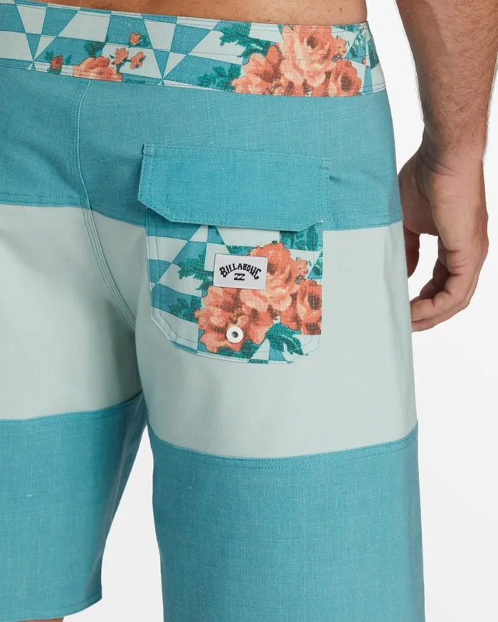 Billabong Tribong Pro 18034 Boardshorts Teal Mens Long Length 18034 8211 21034
