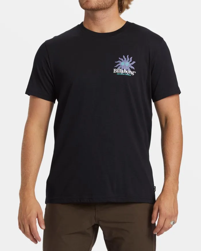 Billabong Up Rise TShirt Black Mens TShirts Billabong Up Rise TShirt Black Mens TShirts