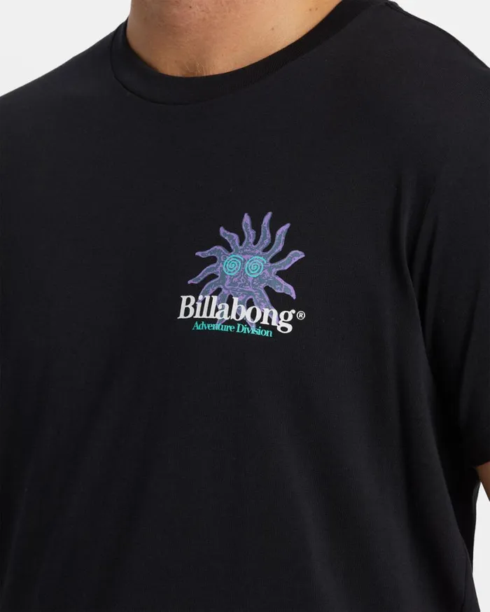 Billabong Up Rise TShirt Black Mens TShirts Billabong Up Rise TShirt Black Mens TShirts