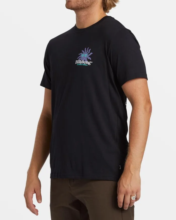 Billabong Up Rise TShirt Black Mens TShirts Billabong Up Rise TShirt Black Mens TShirts