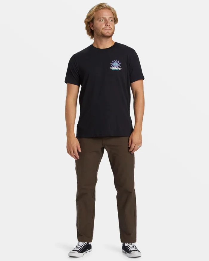 Billabong Up Rise TShirt Black Mens TShirts Billabong Up Rise TShirt Black Mens TShirts