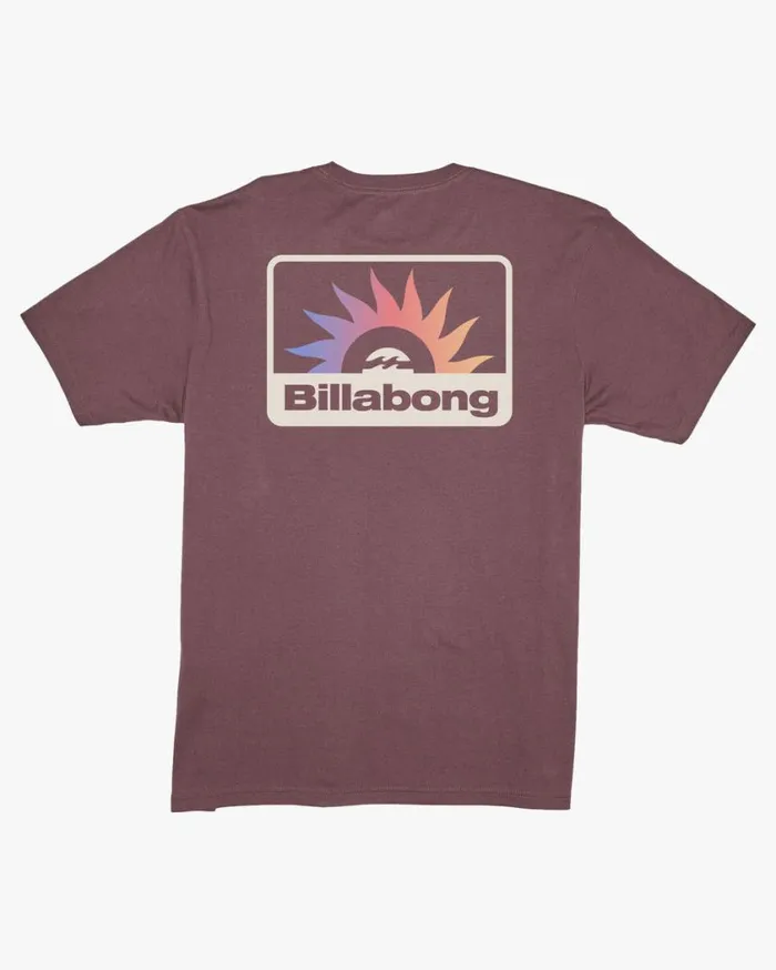 Billabong Walled TShirt Vintage Violet Mens TShirts Billabong Walled TShirt Vintage Violet Mens TShirts