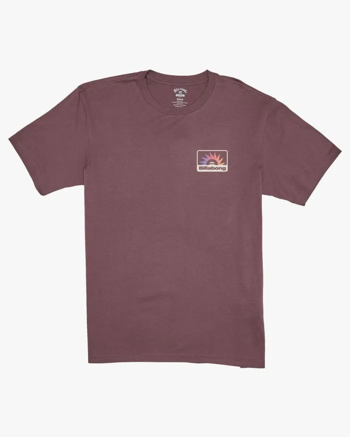 Billabong Walled TShirt Vintage Violet Mens TShirts Billabong Walled TShirt Vintage Violet Mens TShirts