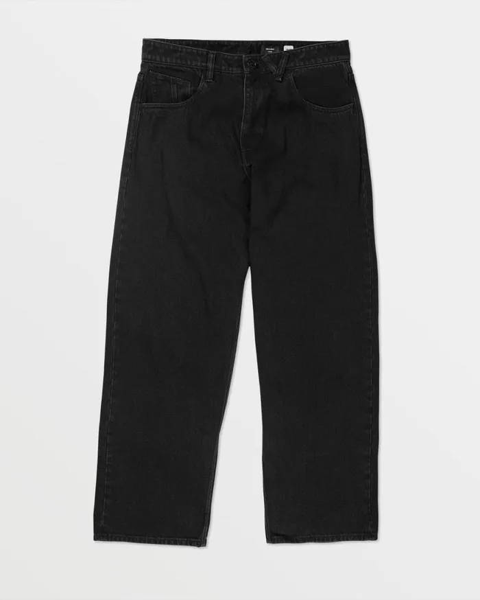 Billow Loose Fit Jeans 8211 Black Mens Volcom Pants