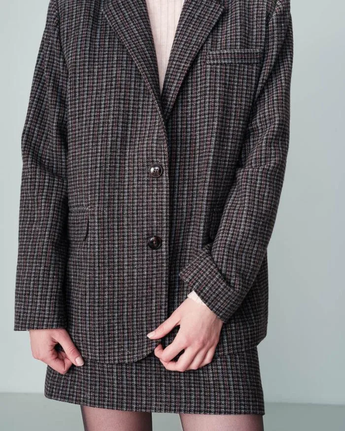 BLAZER ANTHRACITE NOVEL Shop Grace and Mila Blazers