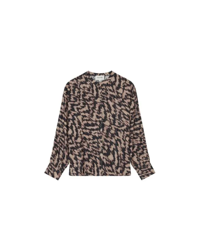 BLOUSE NOIR MAGDA Shop Grace and Mila Patterned Blouses