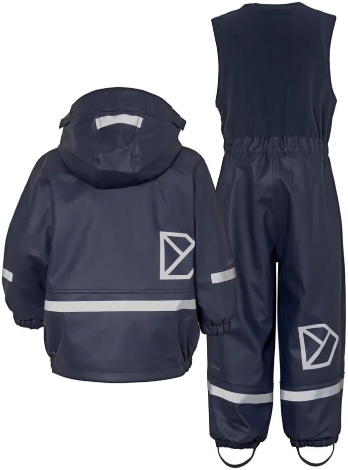Boardman Kids039 Set Galon Navy Kids Didriksons Lined Rain Set