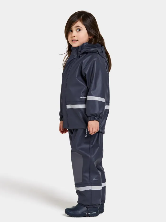 Boardman Kids039 Set Galon Navy Kids Didriksons Lined Rain Set