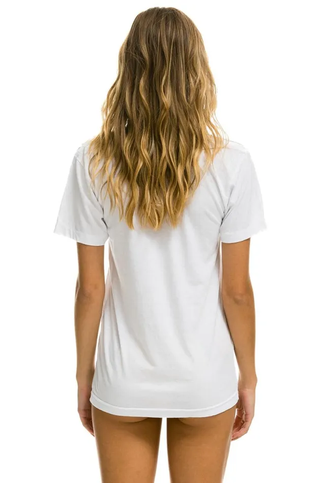 Bolt Tee 8211 White WomenMen Aviator Nation Tees